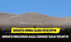 Adaçal Yazıları Boyanıyor