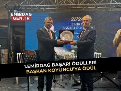 Başkan Koyuncu’ya Yaşam Boyu Başarı Ödülü