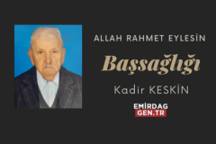 Başsağlığı - Kadir Keskin