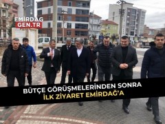 Bütçe Görüşmelerinden Sonra İlk Ziyaret Emirdağ’a