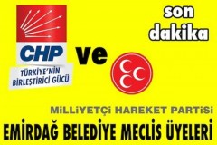 CHP ve MHP Belediye Meclisi Belli Oldu