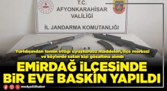 Demirçili Köyünde Eve Uyuşturucu Baskını