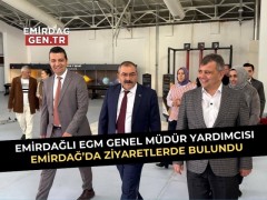 EGM Genel Müdür Yardımcısı Emirdağ Ziyaret Etti