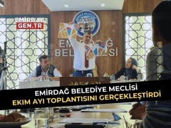 Emirdağ Belediye Meclisi Ekim Toplantısı Gerçekleştirildi