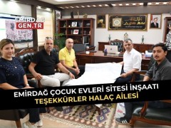 Emirdağ Çocuk Evleri Sitesi İnşaatı Başlıyor