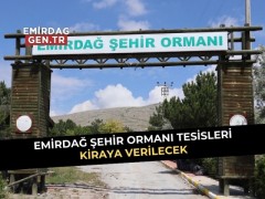 Emirdağ Kent Ormanı Tesisleri İhaleye Çıkıyor