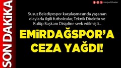 Emirdağ Spor’a Ceza Yağdı