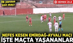 Emirdağ Spor’a Yakışmayan Mağlubiyet