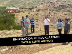 Emirdağ'da Musluklardan Yayla Suyu Akıyor