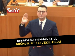 Emirdağlı Hennan Oflu Brüksel Milletvekili Oldu