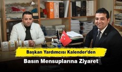 Kalender, Emirdağ’da Gazetecileri Ziyaret Etti