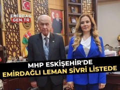 MHP Eskişehir'de Emirdağlı Aday Listede