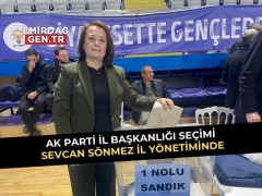 Sevcan Sönmez AK Parti İl Yönetiminde…