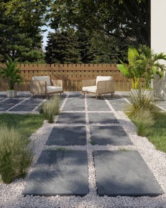 Bahçeler QUA Granite’in Vitoria Anthracite ile Yenileniyor